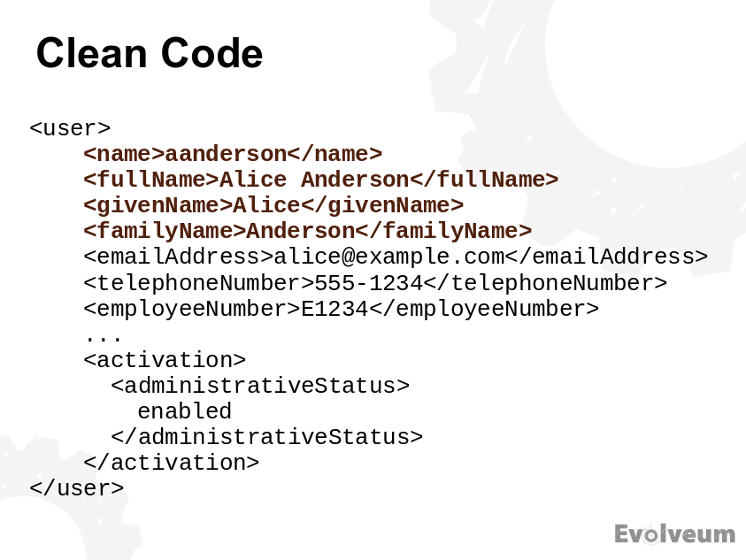 Clean code (good)